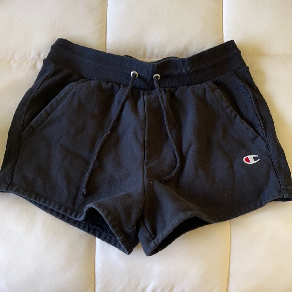 Black champion sweatshorts